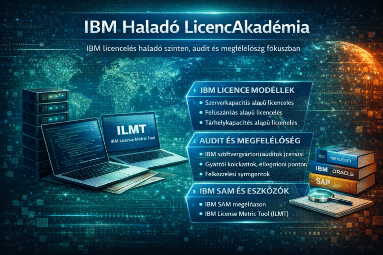 IBM Haladó LicencAkadémia – IBM licencelés és audit felkészítés