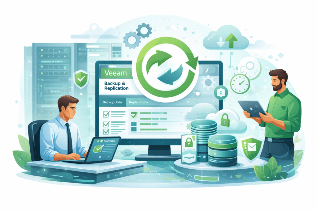 Veeam Backup & Replication v13 képzés mentések konfigurálásához, kezeléséhez és gyors helyreállításhoz